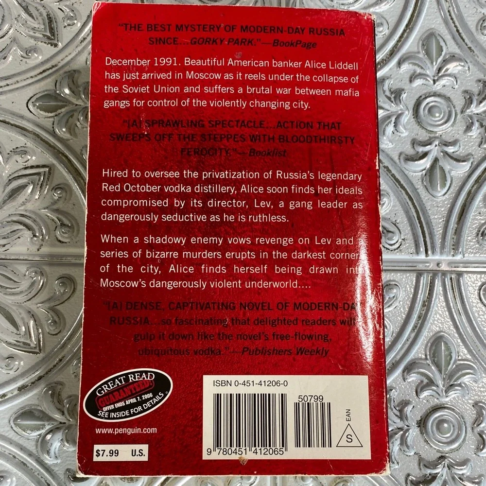 Vodka by Boris Starling 2006 Paperback Crime Thriller Novel